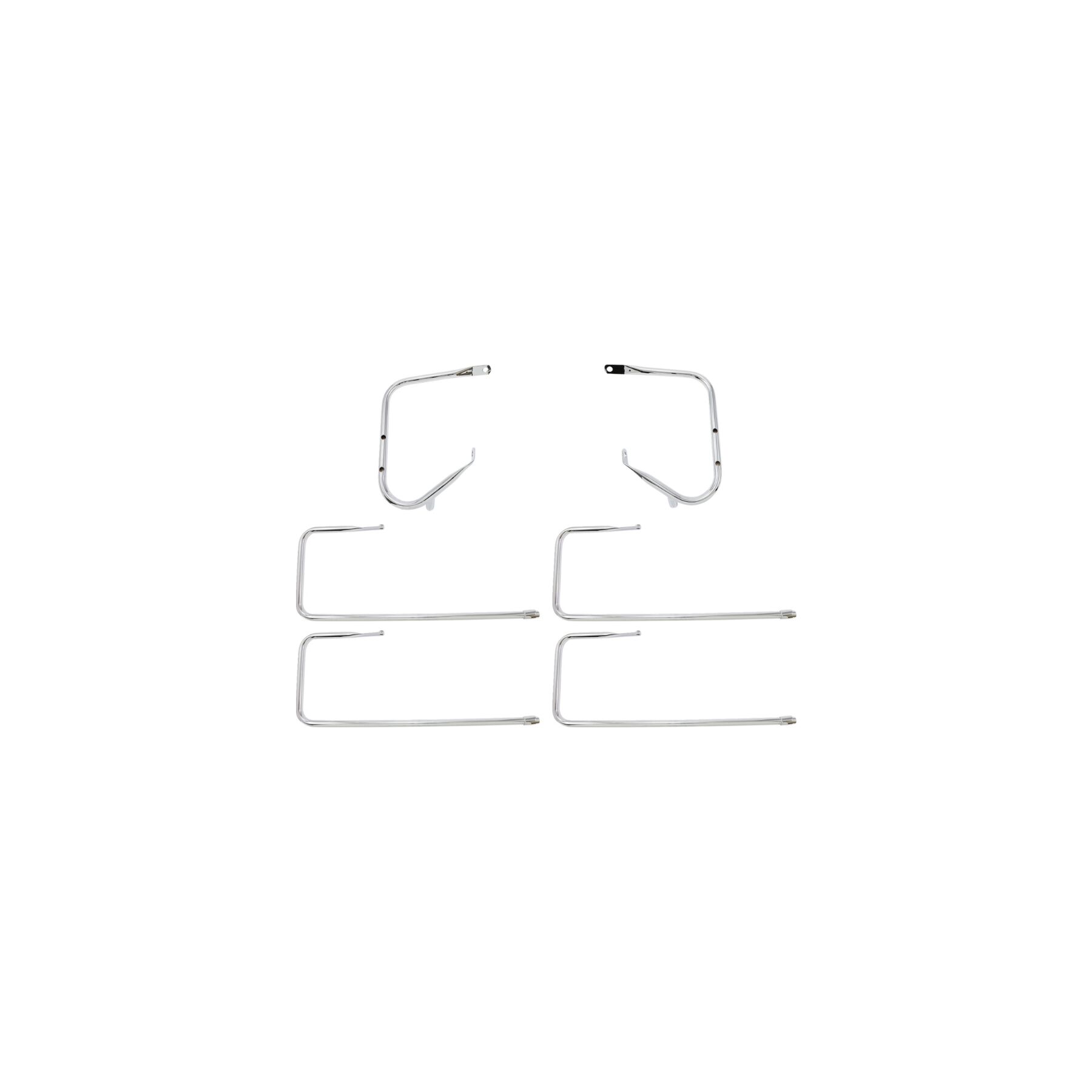 Drag Specialties Saddlebag Guard & Side Rail Kit For Harley Touring 20