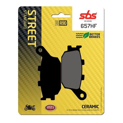 SBS HF Ceramic Rear Brake Pads 657HF