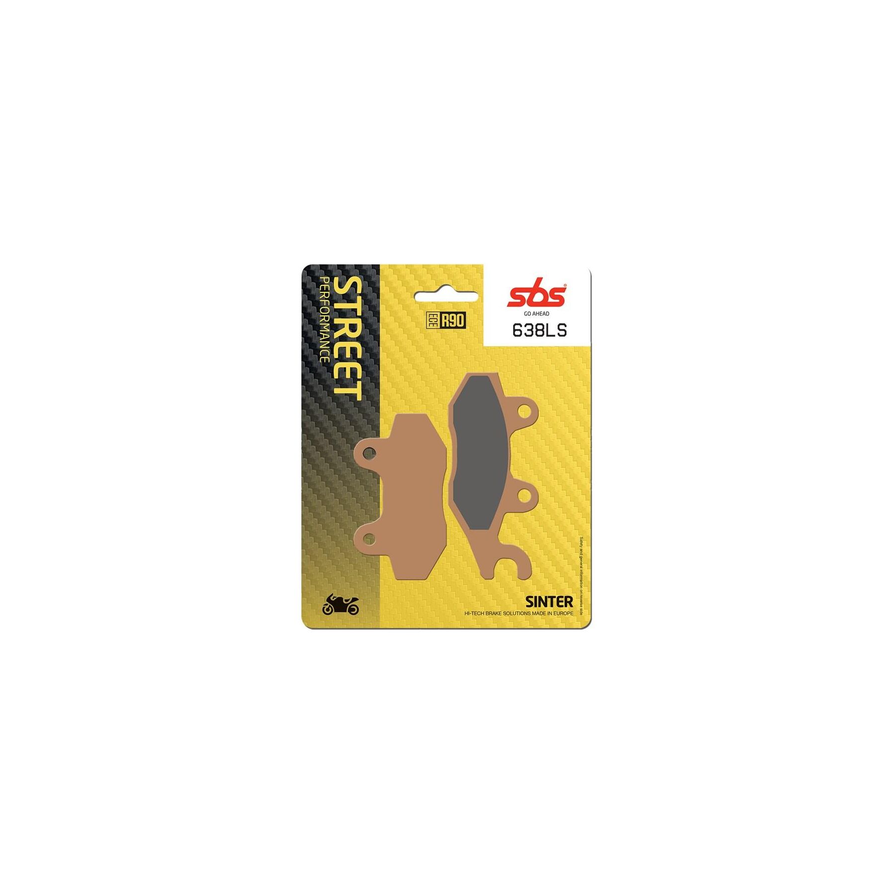 SBS HF Ceramic Rear Brake Pads 638HF