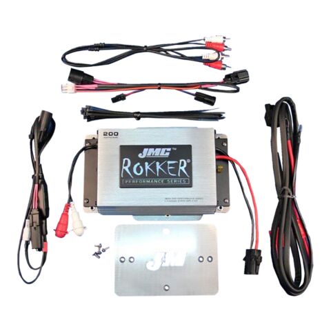 J&M Rokker Stage 6 2-Channel Amplifier Kit For Harley Road Glide 2015-2024