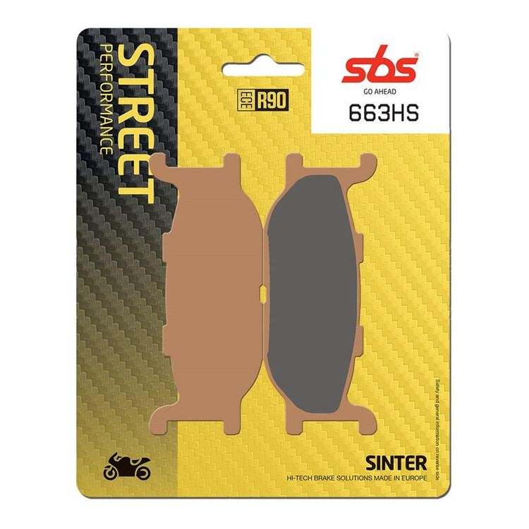 SBS HS Sintered Front Brake Pads 663HS