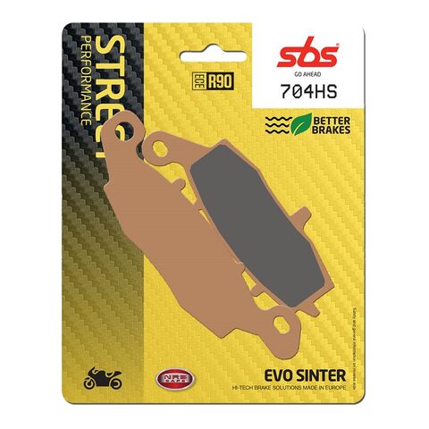 SBS HS Sintered Front Brake Pads 704HS