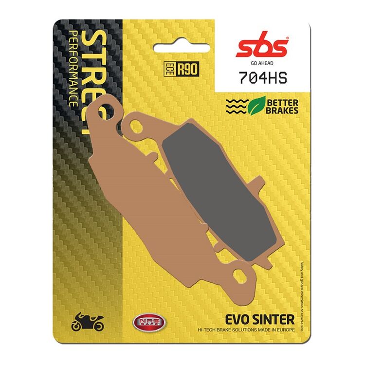 SBS HS Sintered Front Brake Pads 704HS