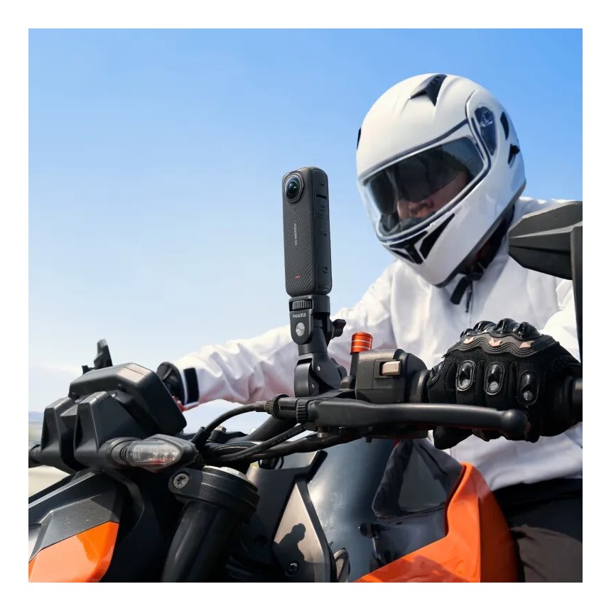 Insta360 X4 Action Camera Motorcycle Bundle With SD Card