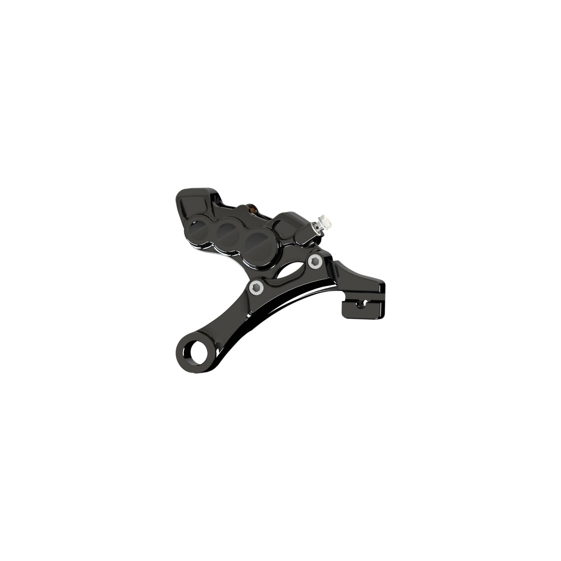 Arlen Ness Rear 6 Piston Caliper & Bracket Kit For Harley Dyna 2008-20