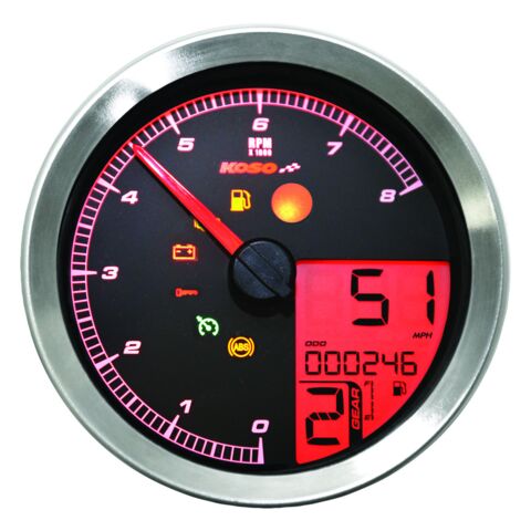 Koso HD-04 Multi-Function Speedometer For Harley Dyna / Sportster 2011-2022