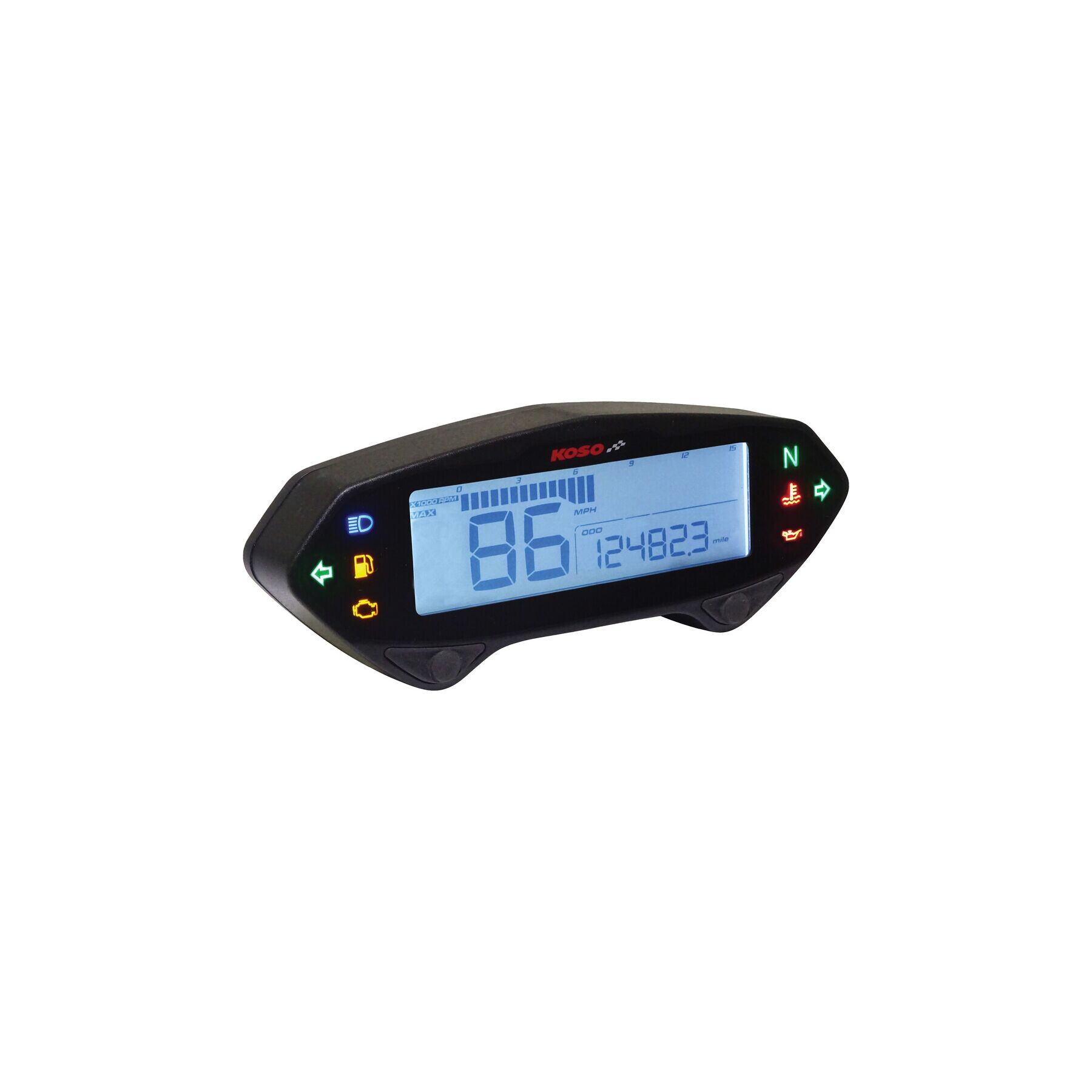 Koso DB-01RN Universal Multi-Function Speedometer