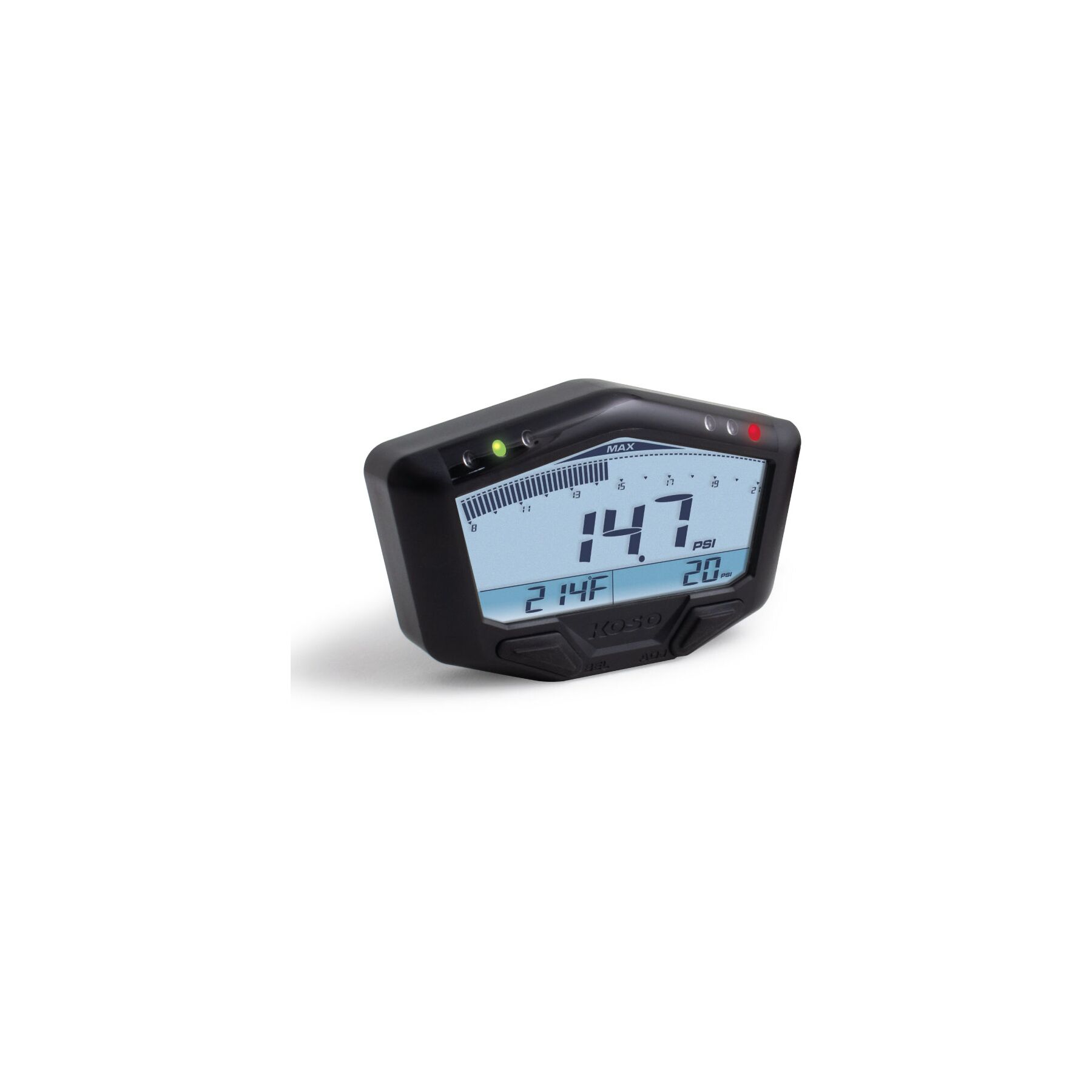 Koso X-2 Multi-Function Boost Gauge With Air / Fuel Ratio