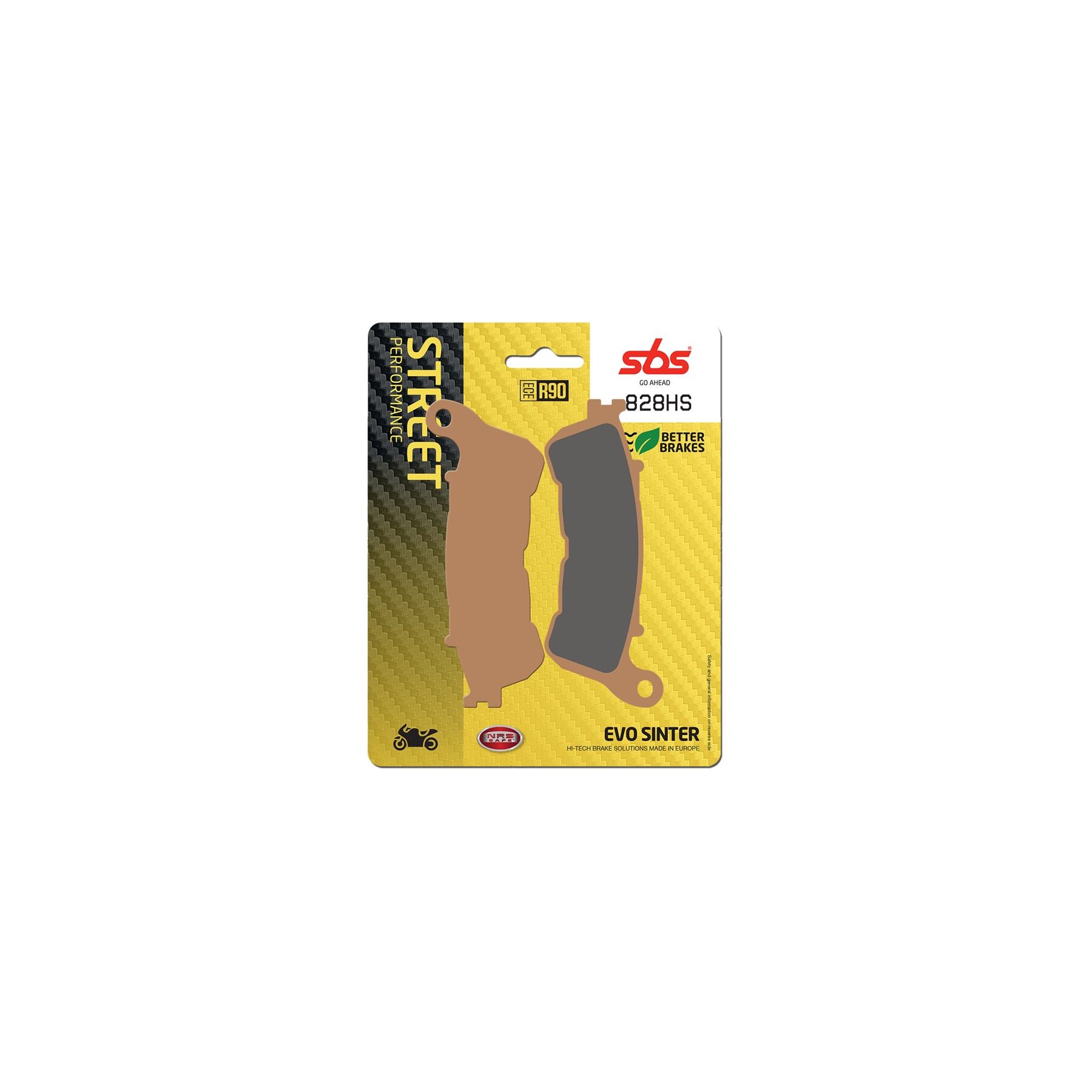 SBS HS Sintered Front Brake Pads 828HS