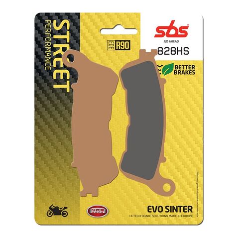 SBS HS Sintered Front Brake Pads 828HS