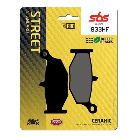 SBS HF Ceramic Front Brake Pads 833HF