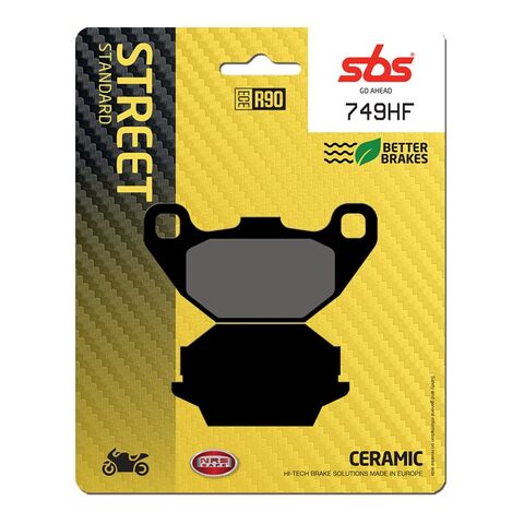 SBS HF Ceramic Rear Brake Pads 749HF