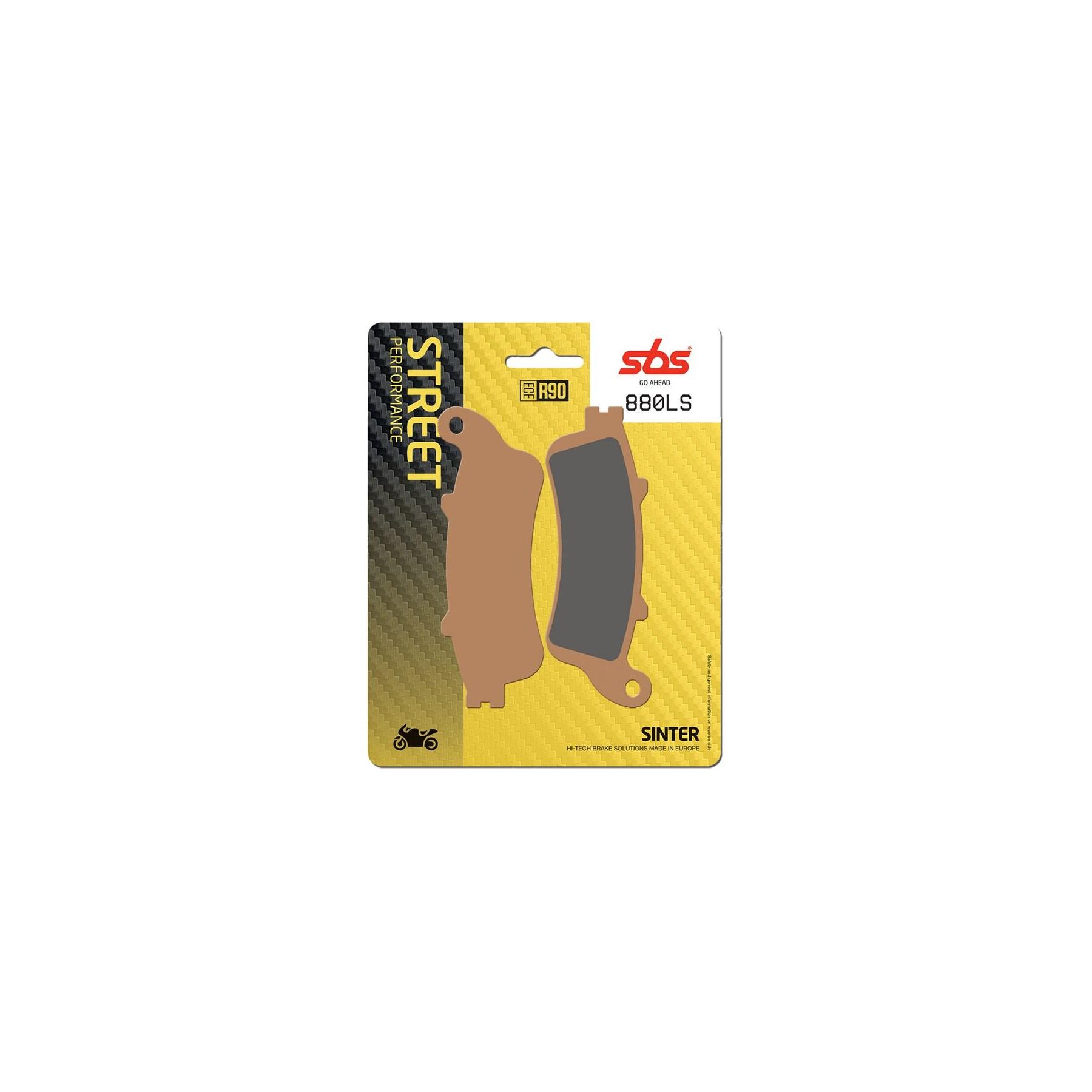SBS LS Sintered Rear Brake Pads 880LS