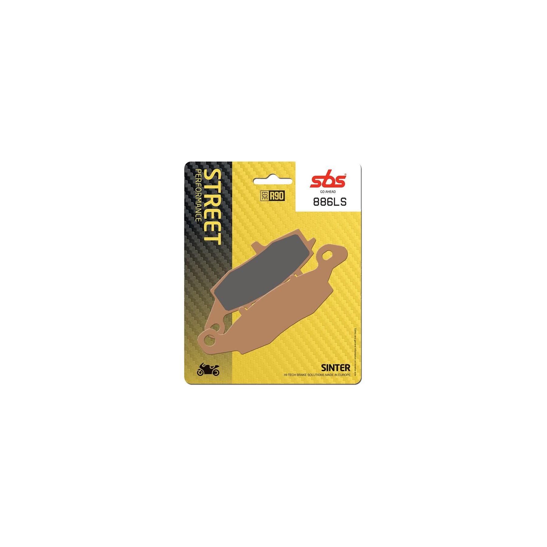SBS LS Sintered Rear Brake Pads 886LS