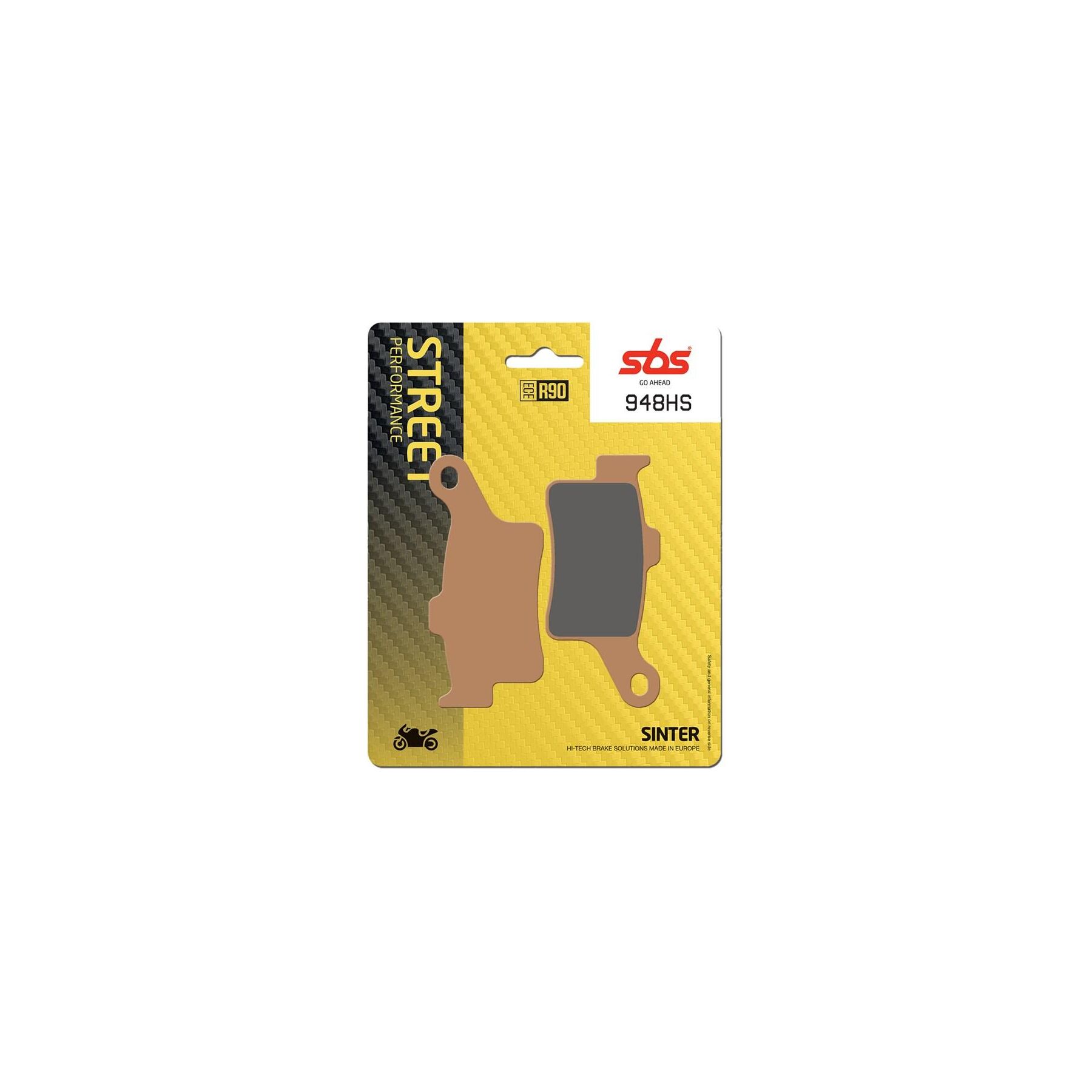 SBS HS Sintered Rear Brake Pads 948HS