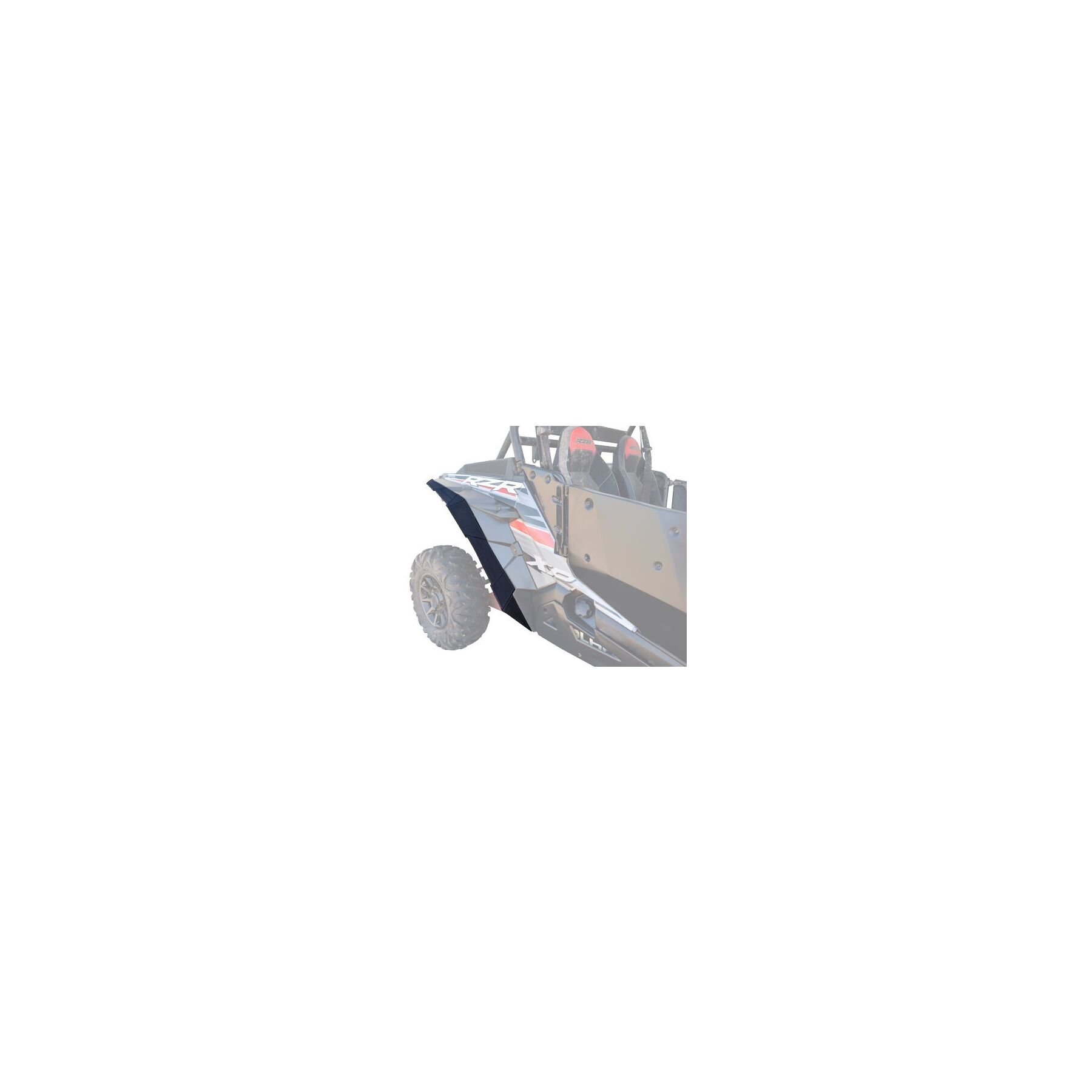 Powermadd Rear Fender Flare Extension Kit Polaris RZR XP 900 / 1000 (6