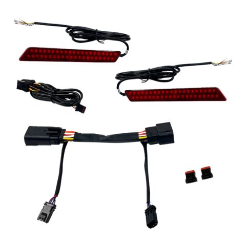 Custom Dynamics Dual Color Saddlebag Latch Lights For Harley Touring 2023-2025