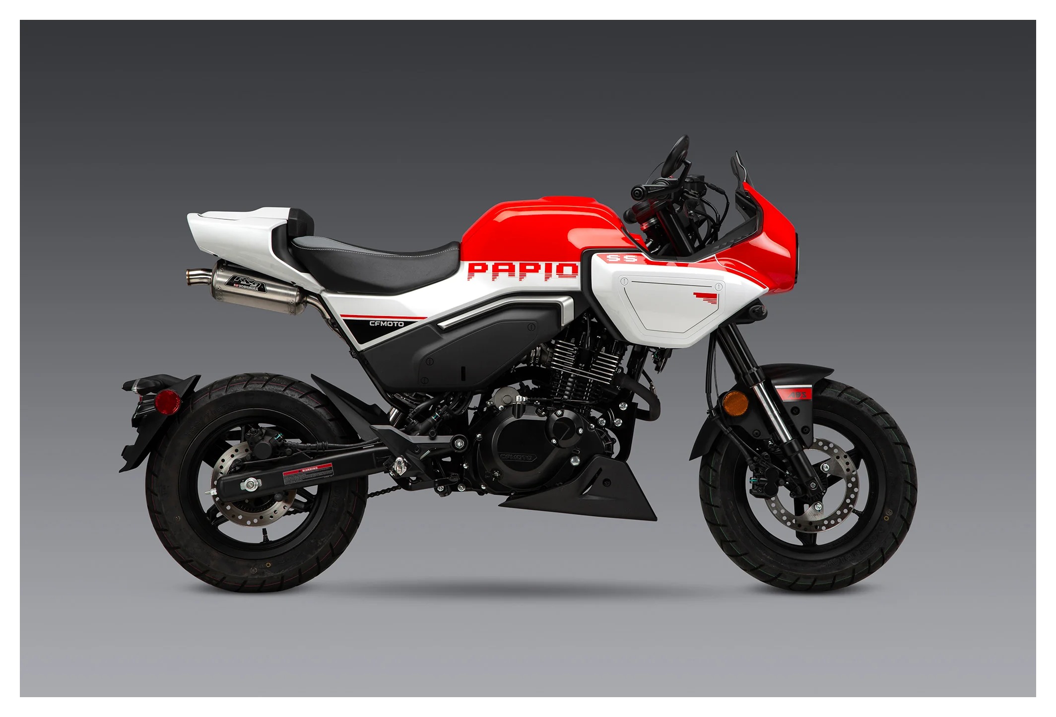 Yoshimura RS-9T Slip-On Exhaust CF Moto Papio SS 2024-2026 - RevZilla