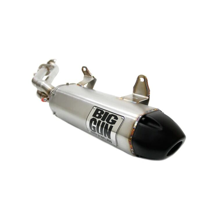 Big Gun EXO Stainless Slip-On Exhaust Kawasaki Brute Force 750 IRS 2015-2024 Stainless [Previously Installed]