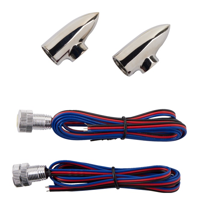 Paul Yaffe Lightning Bullet Turn Signals Amber LED