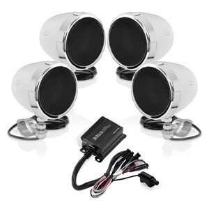 Boss Audio Rebel 1000 Watt 4 Speaker Bluetooth Sound System