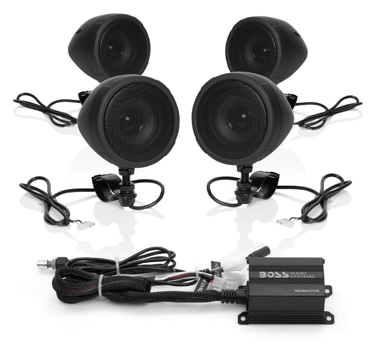 Boss Audio Rebel 1000 Watt 4 Speaker Bluetooth Sound System N/A