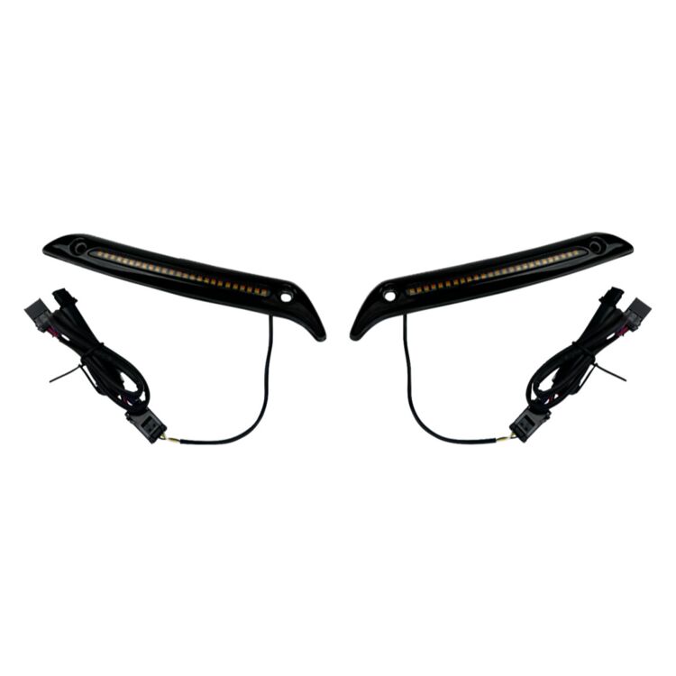 Custom Dynamics LED Windshield Trim For Harley FXLRST 2022-2025 N/A