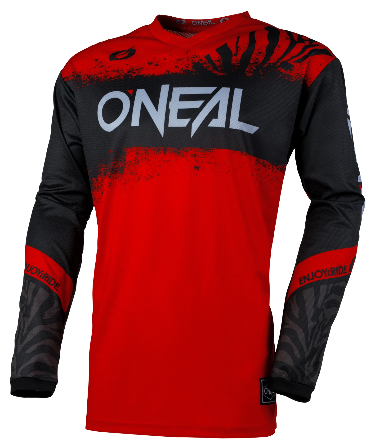 O'NEAL Element Racewear Jersey Black/Gray/Red - USA