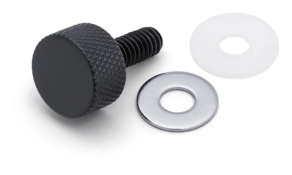 Ciro Knurled Seat Thumbscrew For Harley N/A