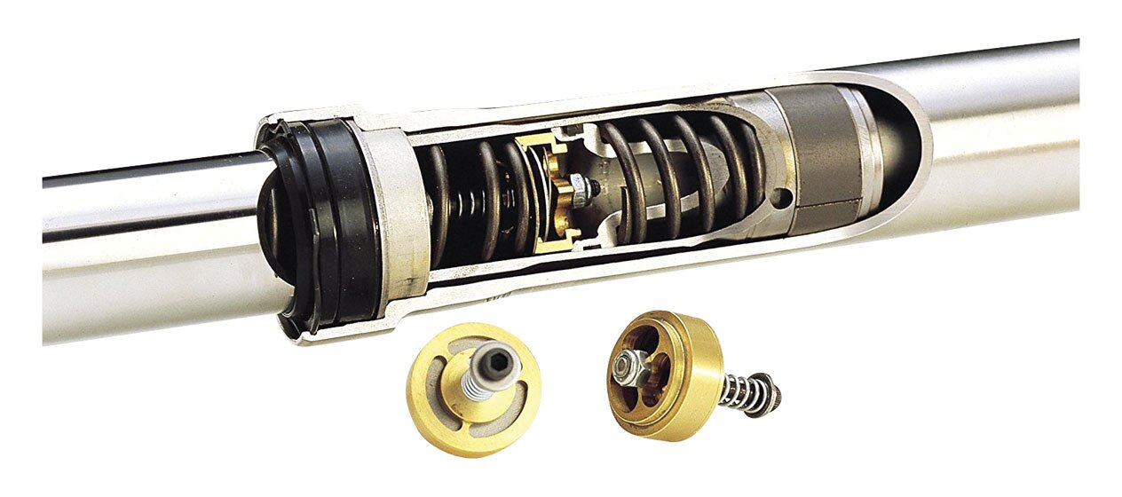 RCA メタルライター ノーフォーク製 Race Tech Gold Valve Cartridge Fork Emulators - RevZilla