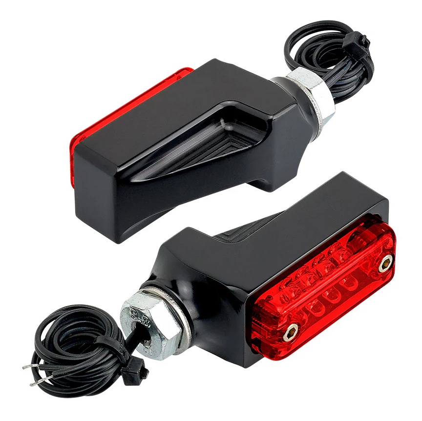 Joker Machine Rectangle LED Turn Signals Smoke / Amber LED