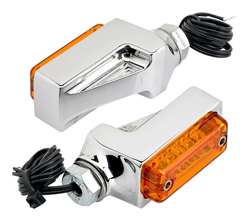 Joker Machine Rectangle LED Turn Signals Smoke / Amber LED