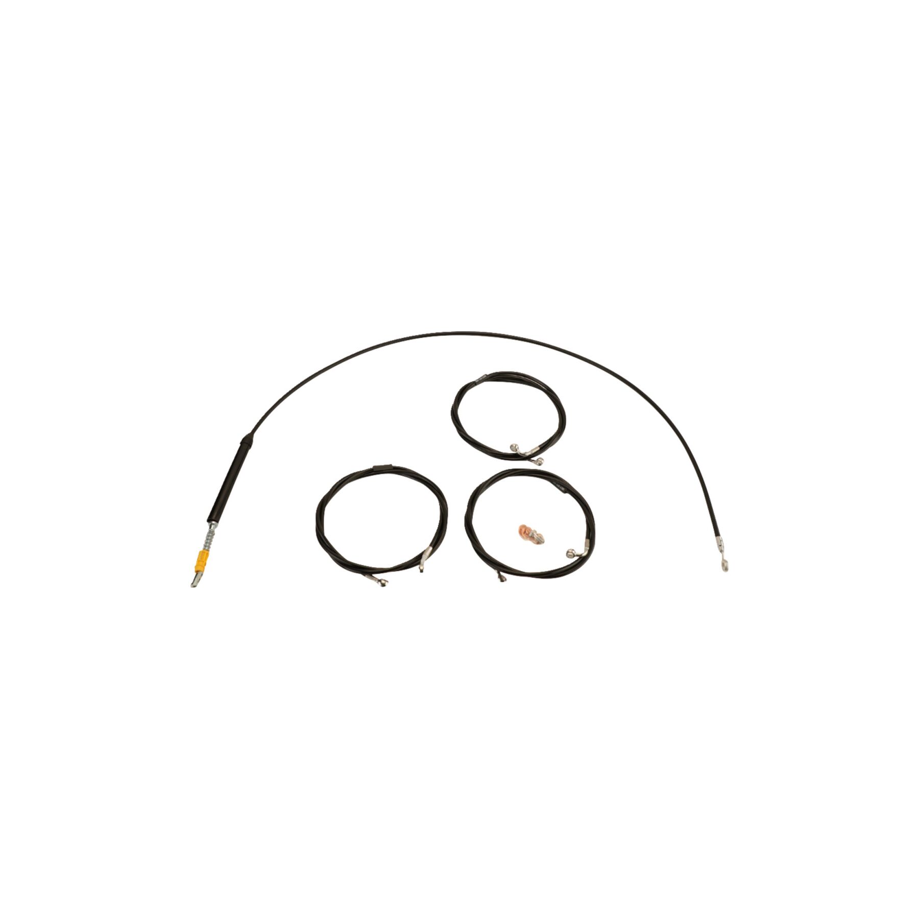 LA Choppers Handlebar Cable And Brake Line Kit For Harley FLTRX / FLHX