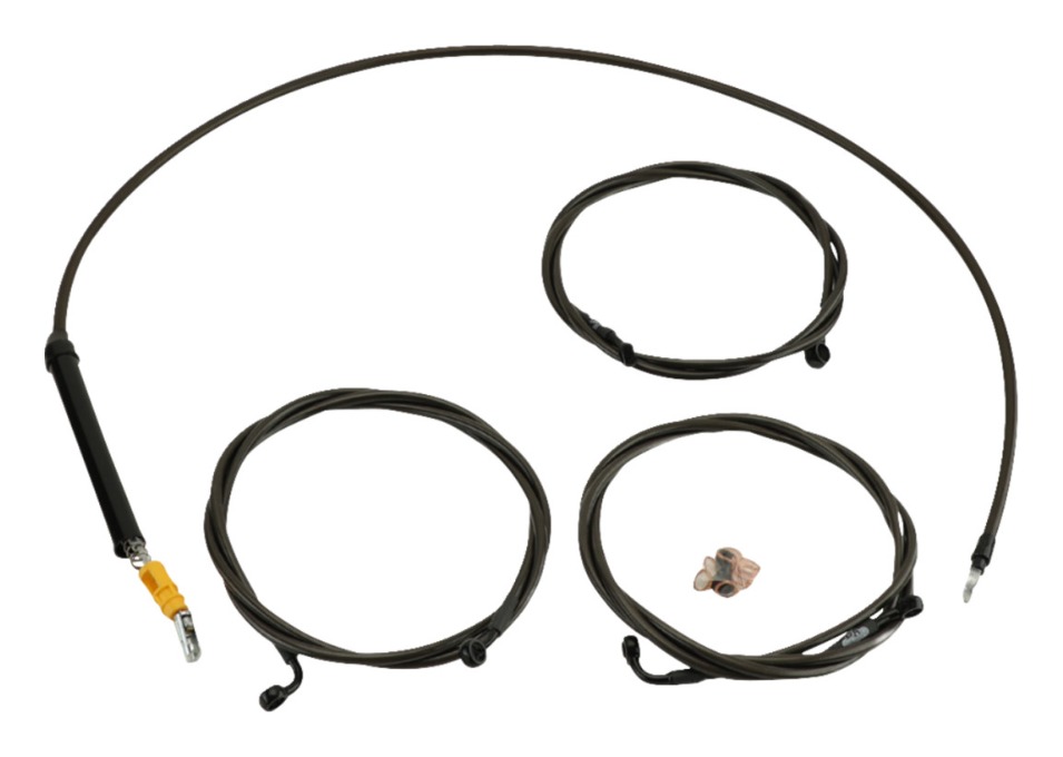LA Choppers Handlebar Cable And Brake Line Kit For Harley FLTRX / FLHX 2023-2025 15"-17" Ape