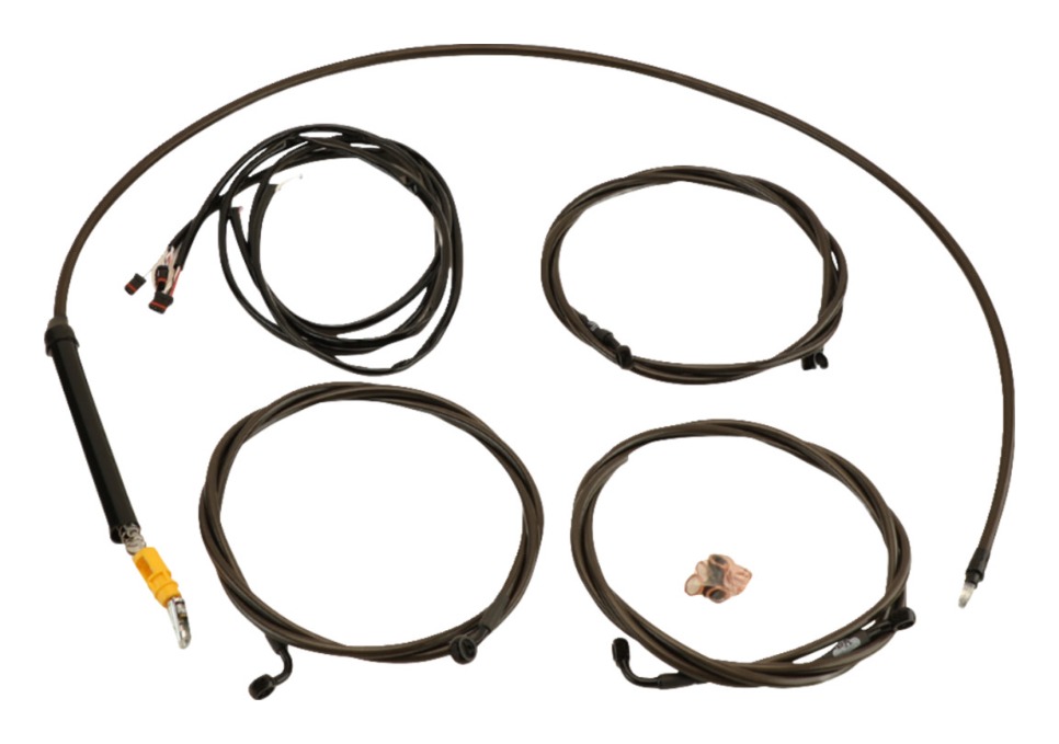 LA Choppers Handlebar Cable Brake Line And Wire Kit For Harley FLHX / FLTRX 2023-2025 18"-20" Ape