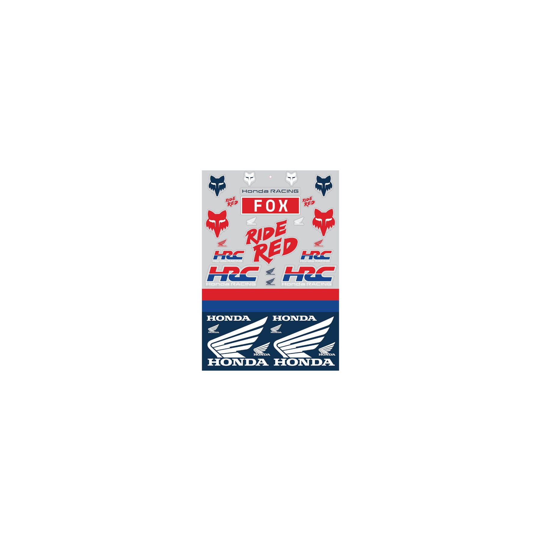 Fox Racing Honda Track Sticker Pack