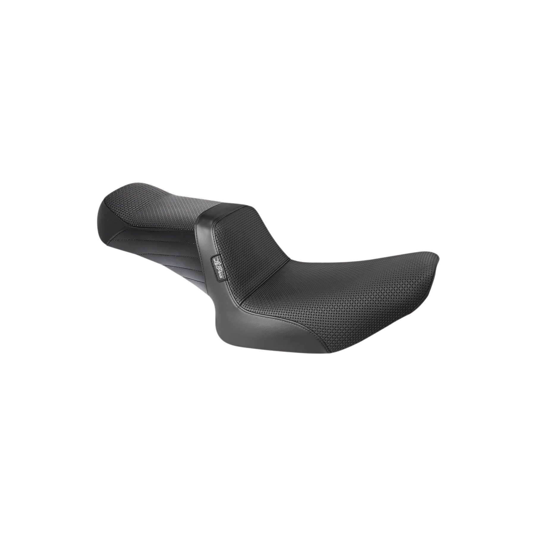 Le Pera Tailwhip Basket Weave 2-Up Seat For Harley FXR 1982-1994
