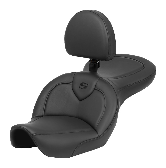 Saddlemen Roadsofa 2-Up Seat For Harley FXDWG 1996-2003 With Backrest