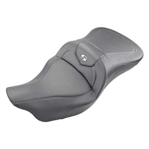 Saddlemen Roadsofa CF Carbon Fiber 2-Up Seat For Harley Trike 2009-2025