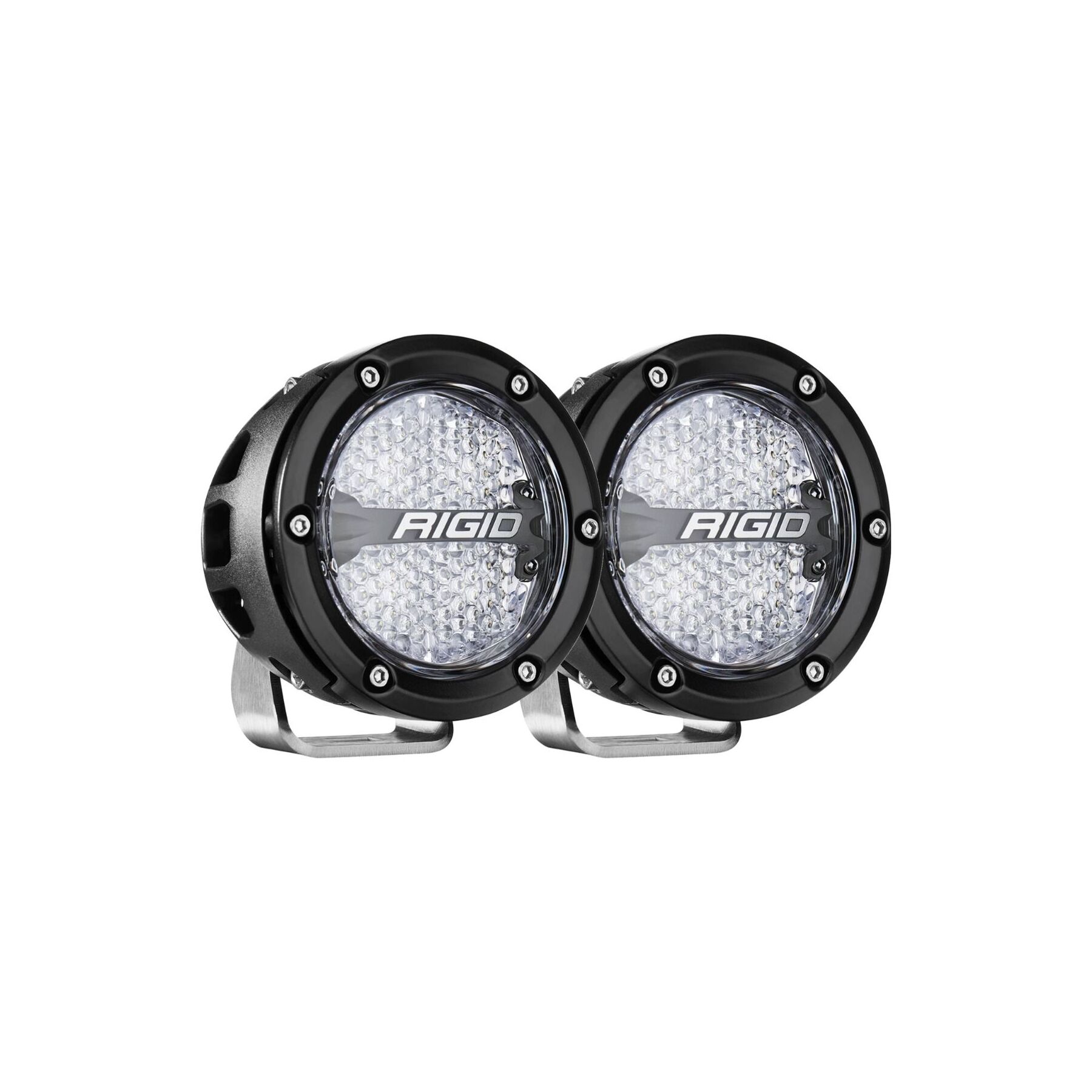 Rigid 360-Series RGBW 4 Inch Round Lights