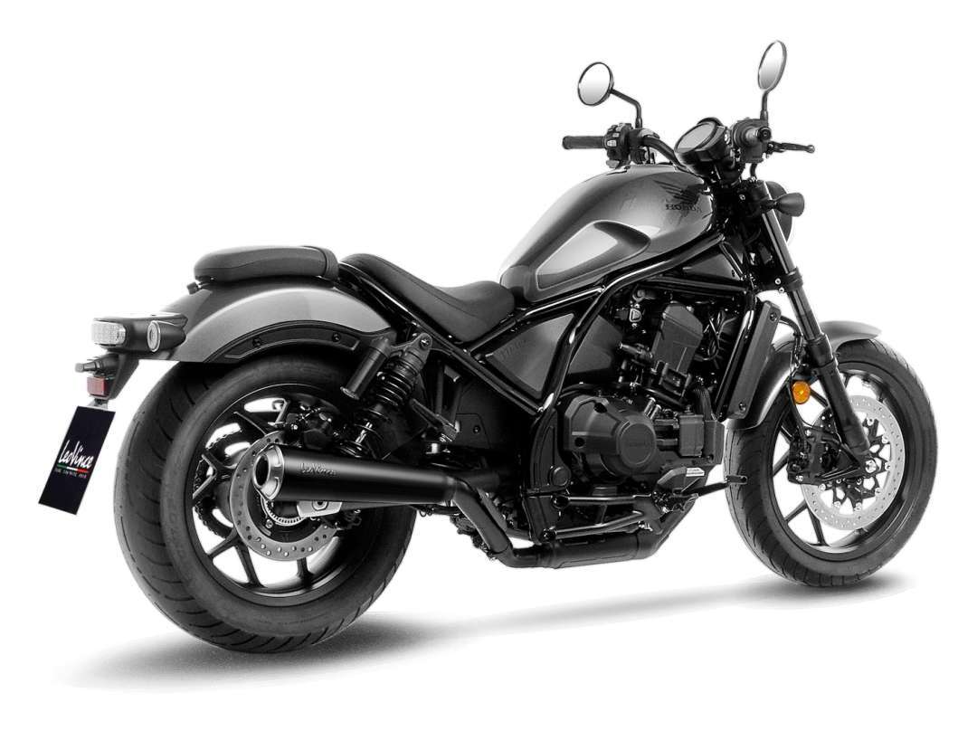 LeoVince Classic Racer Slip-On Exhaust Honda Rebel 1100 2021-2026