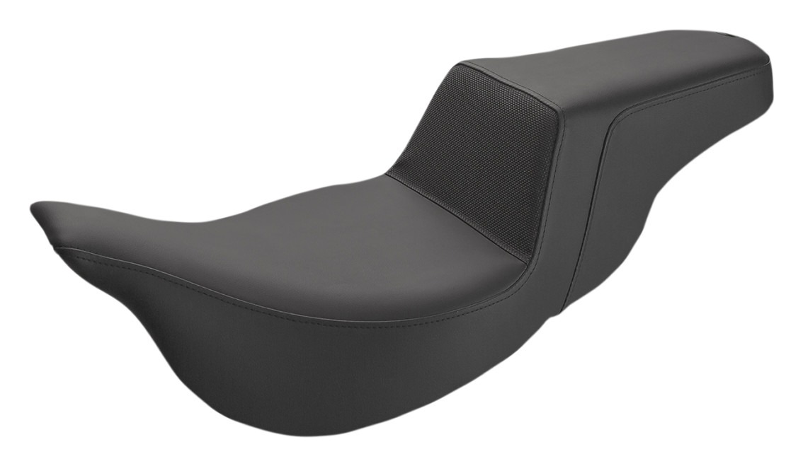 Saddlemen Step-Up Lumbar Gripper Seat For Harley Touring 2008-2025 Lumbar Gripper Black / Extended Reach