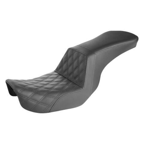 Saddlemen Tour Step-Up LS Lattice Stitch Seat For Harley Dyna 2006-2017
