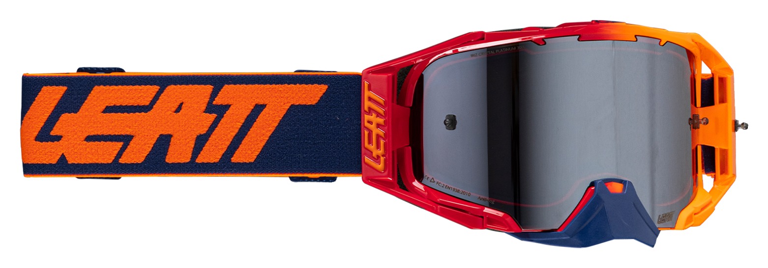 Leatt Velocity 6.5 Cryztal Goggles - Mirror Lens N/A