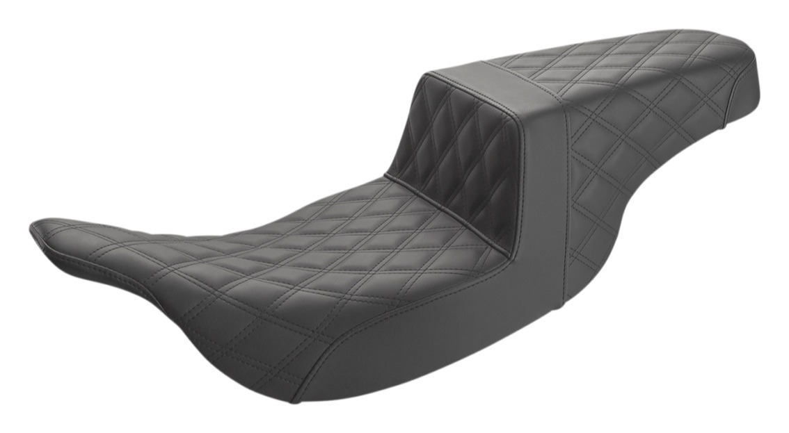 Saddlemen Step-Up LS Lattice Stitch Seat For Harley Touring 1997-2007 Full Lattice Stitch LS