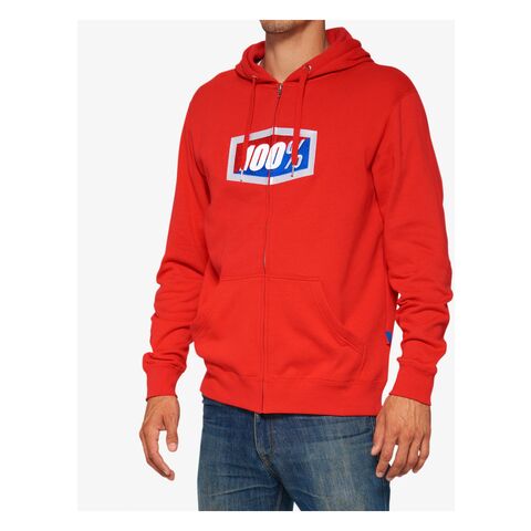 100% Official Zip Up Hoody