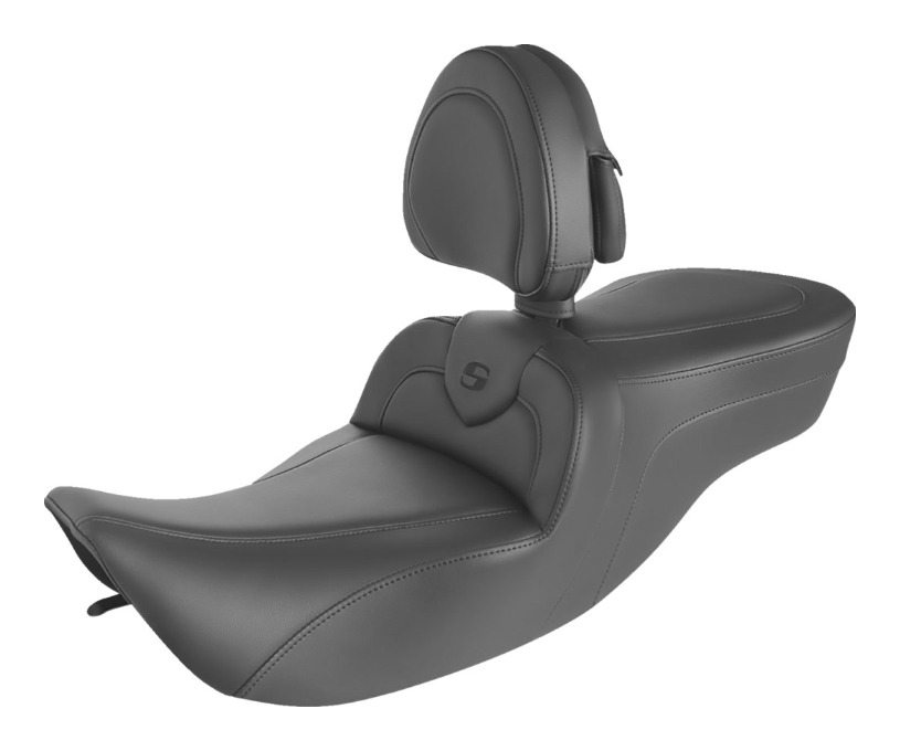 Saddlemen Roadsofa 2-Up Seat For Harley FLHR / FLHX 1997-2007 With Backrest