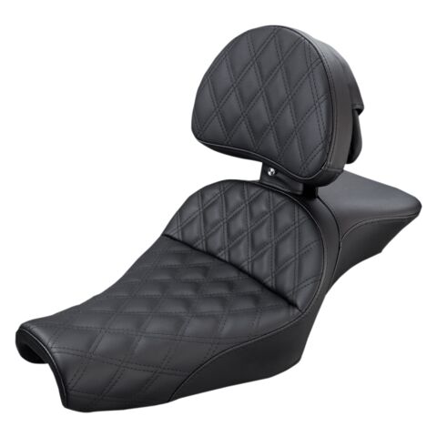 Saddlemen Explorer LS Lattice Stitch Seat For Harley Sportster With 3.3 Gallon Tank 2004-2022
