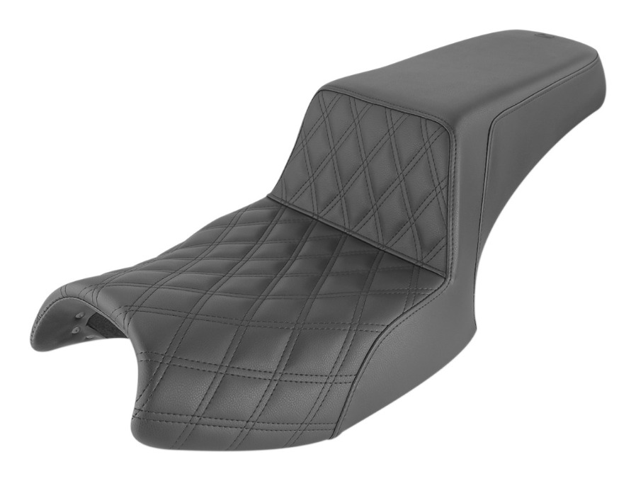Saddlemen Step-Up LS Lattice Stitch Seat For Indian Challenger / Pursuit 2020-2025 Front Lattice Stitch LS Black / Standard
