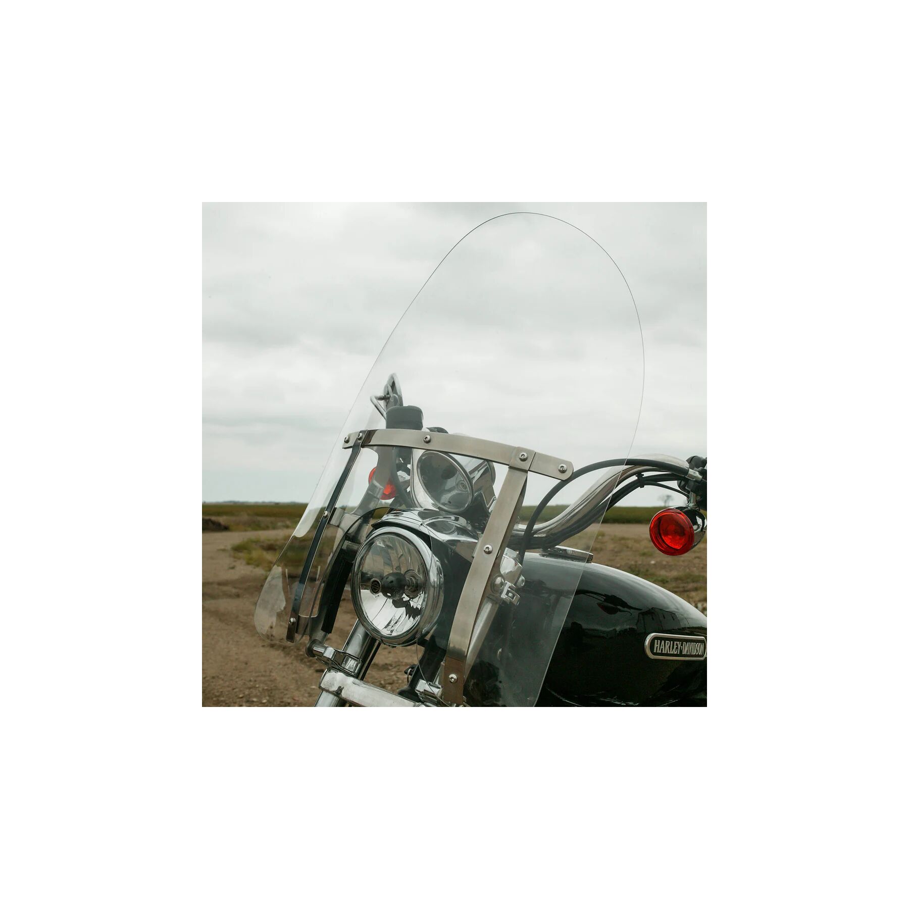 Klock Werks Billboard Flare Windshield For Harley Sportster / Dyna 198